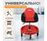 Табурет механика WIEDERKRAFT с лотком для инструмента, микролифтом, мягким покрытием и спинкой WDK-86012 3