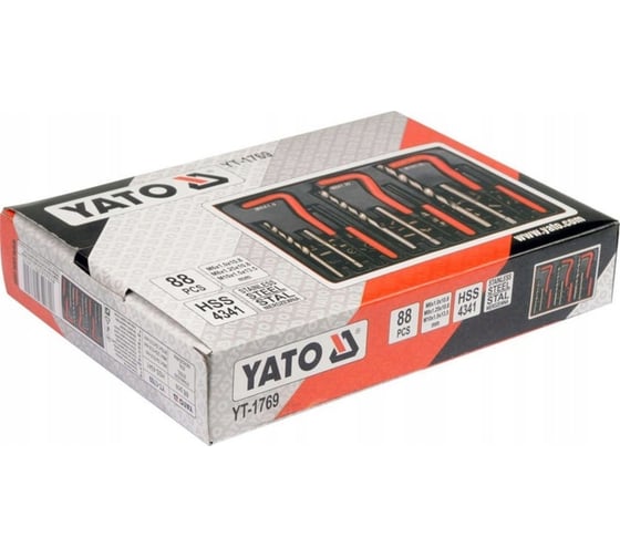 Набор для восстановления резьбы YATO М6-М10 YT-1769