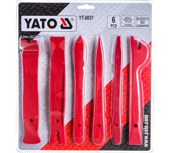 Набор съемников панелей салона YATO 6 предметов YT-0837