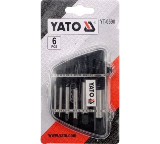 Набор экстракт. для обломанных болтов YATO YT-0590 37140590 092 1