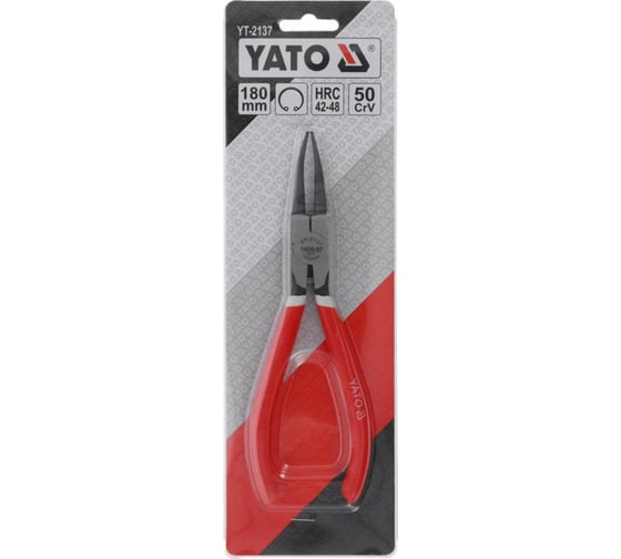 Съёмник стопорных колец сжим YATO 180мм YT-2137 37142137 092 1