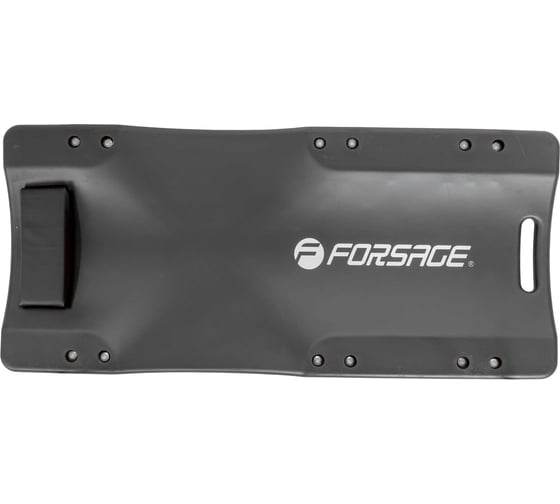 Пластиковый подкатной лежак Forsage на 6-ти колесах, с поролоновым подголовником, 410x900 мм, нагрузка 120 кг f-9u0311p36-2 51683