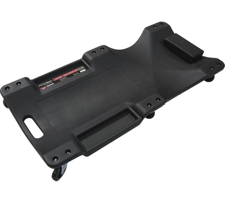 Подкатной пластиковый лежак WIEDERKRAFT 6 поворотных колес, мягкое изголовье WDK-84068