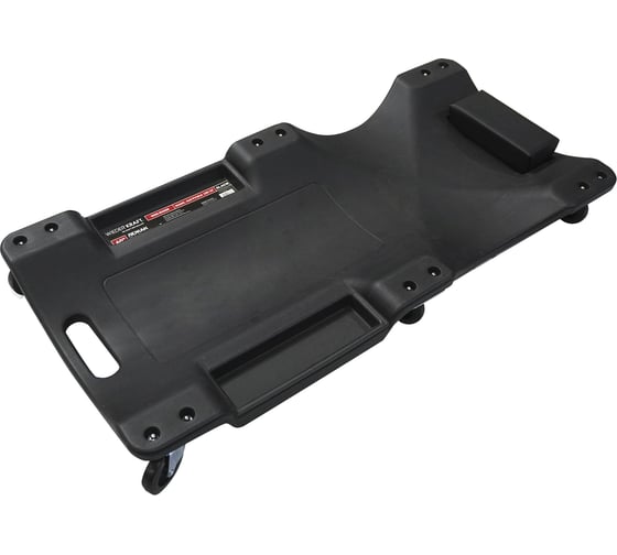 Подкатной пластиковый лежак WIEDERKRAFT 6 поворотных колес, мягкое изголовье WDK-84068 1