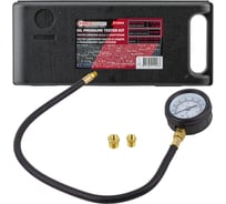 Тестер давления масла Forcekraft в наборе с резьбовыми адаптерами, в пластиковом кейсе FK-912G03(57782)