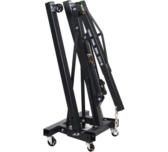 Подкатной гидравлический складной кран Rockforce 1 т RF-T32001(7840)