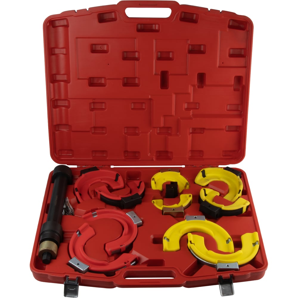 Усиленный съемник пружин WIEDERKRAFT 5 пар захватов, для сжатия и ...