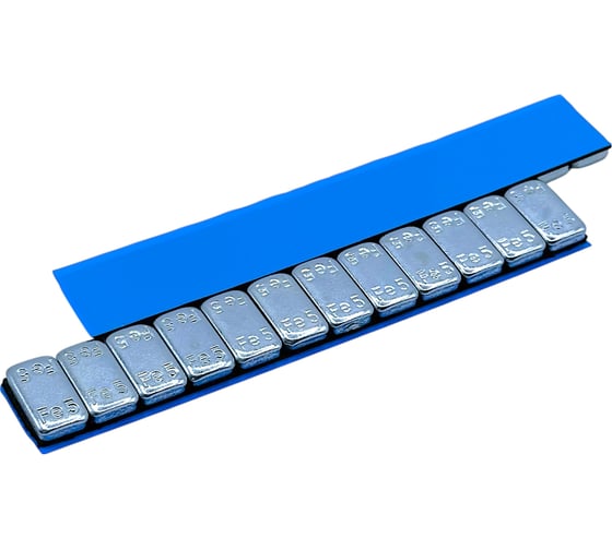 Адгезивные грузики NORM 60 гр. 5-5,  Zn оцинкованные, 50 шт. Fe 075