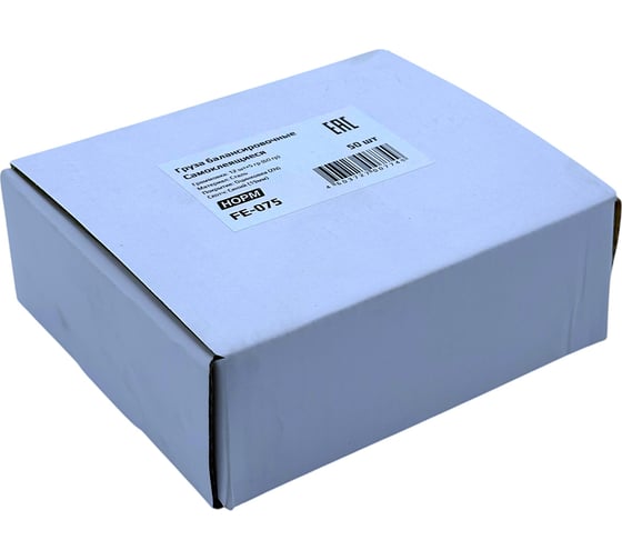 Адгезивные грузики NORM 60 гр. 5-5,  Zn оцинкованные, 50 шт. Fe 075