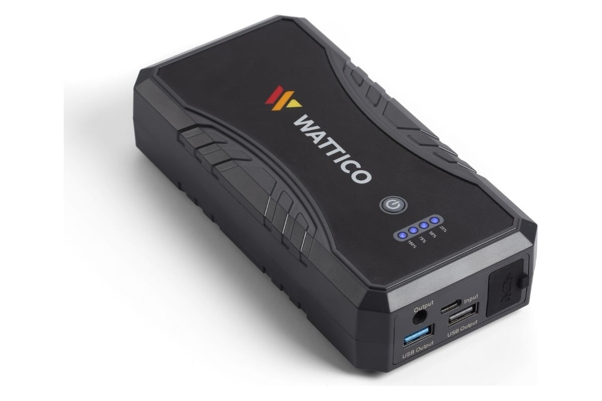 Пусковое зарядное устройство WATTICO для аккумулятора автомобиля Jump  Starter Compact 1500А 00-00000105 - выгодная цена, отзывы, характеристики,  фото - купить в Москве и РФ