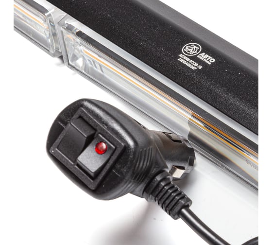 Маяк-стробоскоп АВТОЭЛЕКТРИКА ae30w-5cob-1s 30вт, 12/24в, 1-стор., 5 блоков cob, 28 реж., провод 3м, кронштейн 09.02311