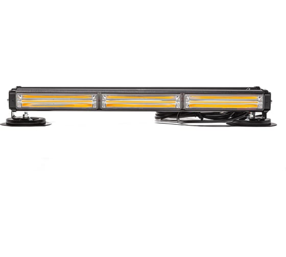 Маяк-стробоскоп АВТОЭЛЕКТРИКА ae36w-3cob-2s-m 36вт, 12/24в, 2-стор., 3+3 блока cob, 18 реж., провод 3м, магнит 09.02322
