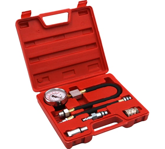 Бензиновый компрессометр Car-Tool гибкий шланг, 3 адаптера CT-N0104