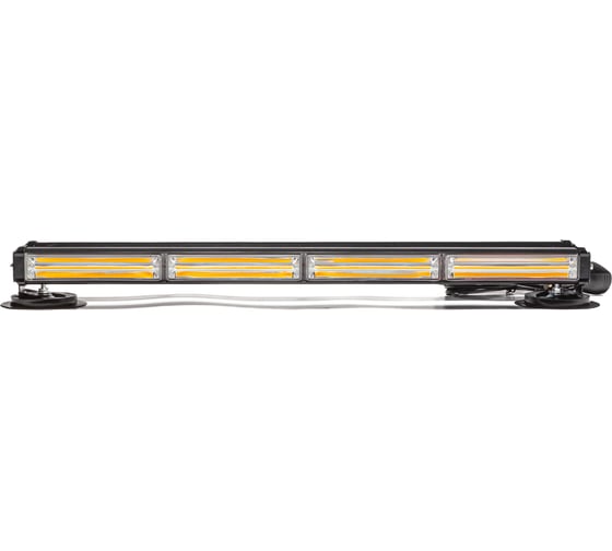 Маяк-стробоскоп АВТОЭЛЕКТРИКА ae48w-4cob-2s-m 48 вт, 12/24 в, 2-стороны, 4+4 блока cob, 18 режимов, провод 3 м, магнит 09.02323