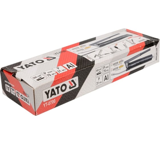 Шприц для консистентной смазки YATO 500мл под запасную тубу YT-0700