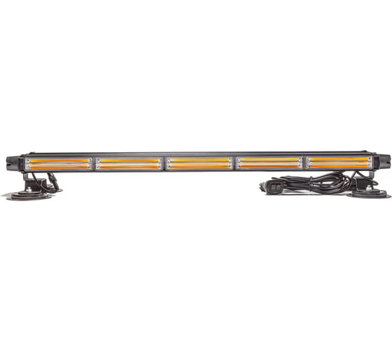 Маяк-стробоскоп АВТОЭЛЕКТРИКА ae66w-5cob-4s-m 66вт, 12/24 в, 4-стороны, 5+5+2 блока cob, 28 режимов, провод 3 м, магнит 09.02338