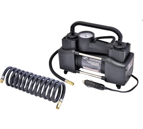 Компрессор AUTOVIRAZH двухцилиндровый 75 л/мин с манометром шт AV-010750