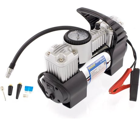 Компрессор DolleX 12V, 30 A, 10 Атм, 72 л/мин, двухпоршневой DL-5020