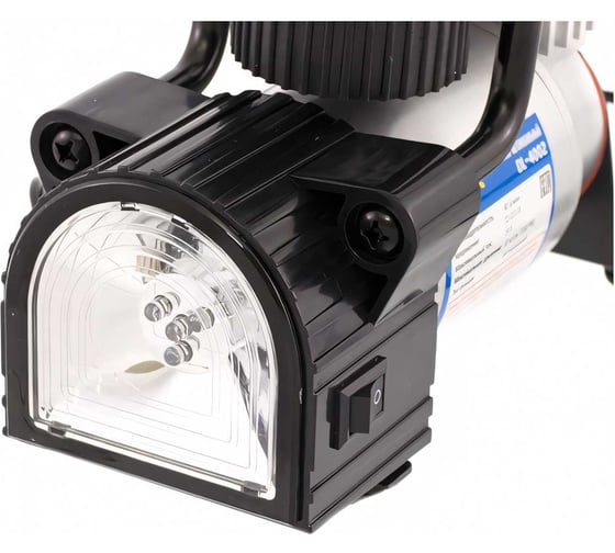 Компрессор DolleX 12V, 14 A, 10 Атм, 40 л/мин, предохранитель, фонарь, сумка DL-4002