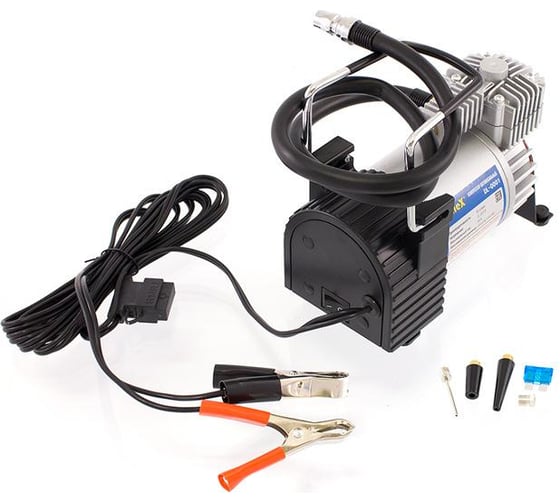 Компрессор DolleX 12V, 20 A, 10 Атм, 55 л/мин, предохранитель, шланг, на клеммы, сумка DL-0001