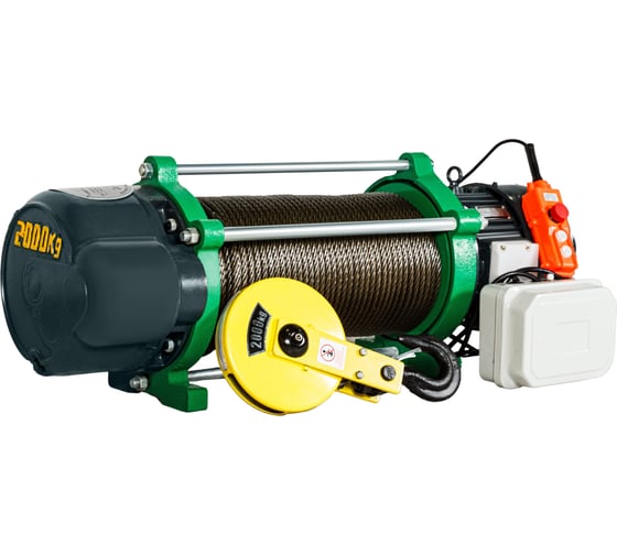 Электрическая лебедка EURO-LIFT KCD 1500/3000 кг, 70/35 м, U=380 В 00-00001880