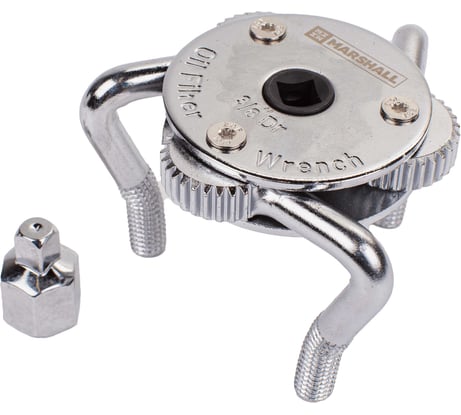 Съемник масляного фильтра MARSHALL трехлапый, 43-102 мм MR2501