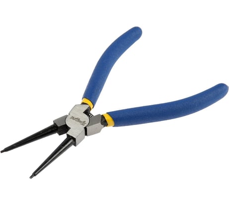 Съемник внутренних стопорных колец ТУНДРА прямые губки на сжим, 170 мм 9703259