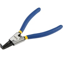 Съемник внешних стопорных колец ТУНДРА изогнутые губки на разжим, 170 мм 9703256