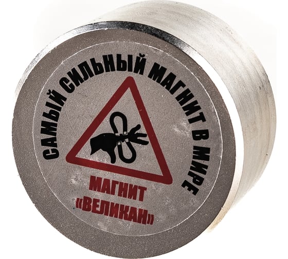 Неодимовый магнит диск 50х30 мм Forceberg Магнит Великан 1212569