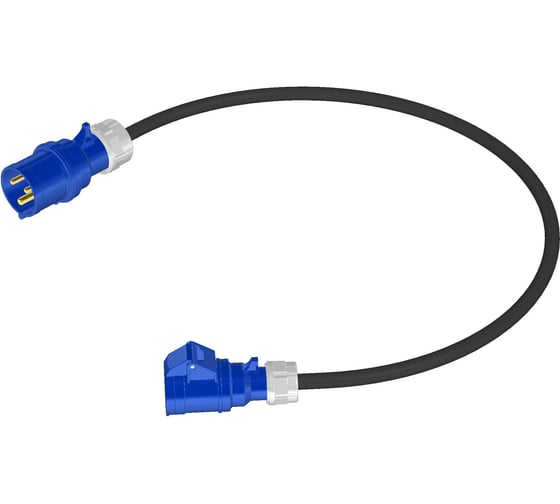 Переходник ALPENBOX Male CEE32A 3P - Female CEE16A 3P IP44 XTREM 3G2.5 0,5м 9110110 1