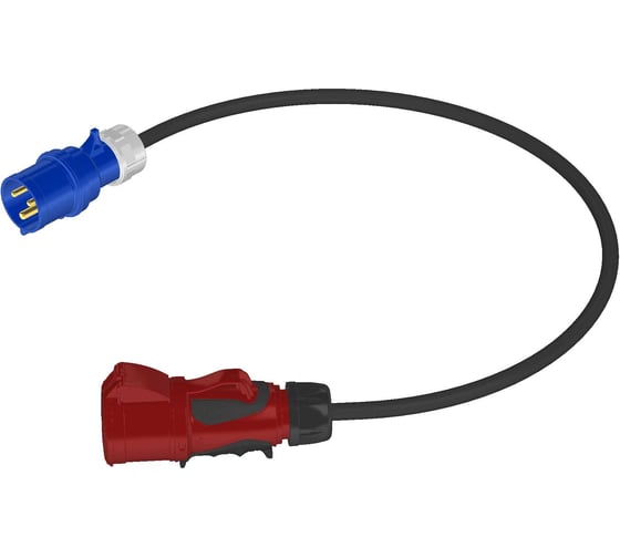 Переходник ALPENBOX Male CEE16A 3P - Female CEE32A 5P IP44 XTREM 3G2.5 0,5м 9110108