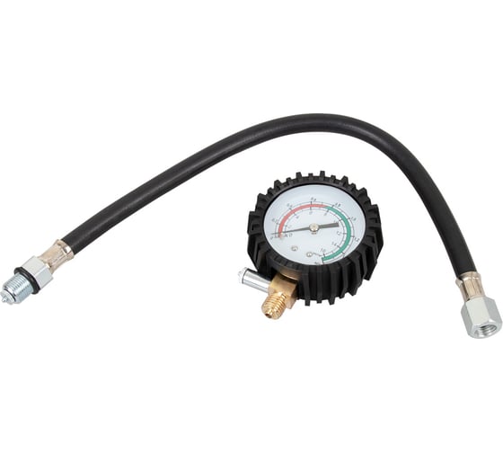 Компрессометр KRAFT 16 Атм., резьбовой гибкий KT 831012