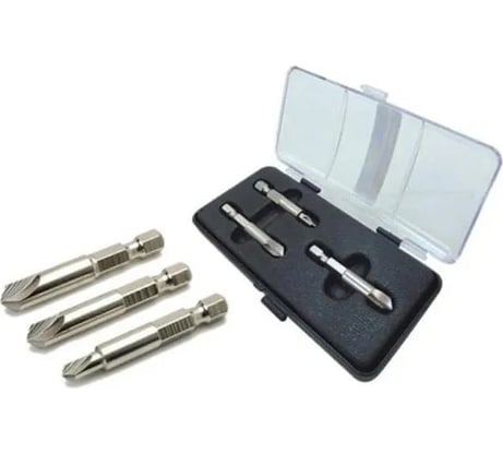 Набор бит для поврежденных шурупов TOPTUL 3 шт. JGAW0301