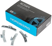 Балансировочные грузики для литых дисков NORDBERG Fe 55 г, 50 шт WC55AF4