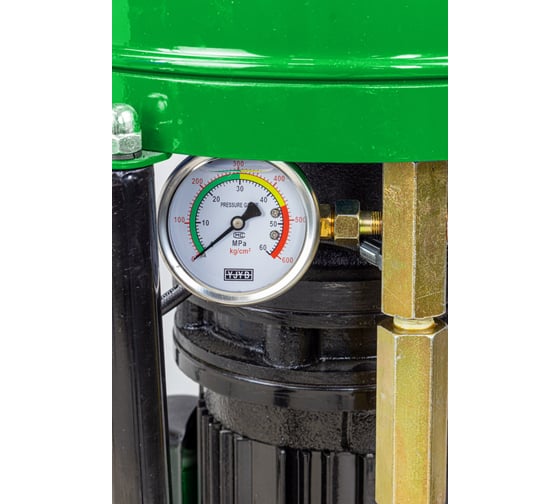 Электрический нагнетатель густой смазки Rockforce 25 л, 220 V, 1,1 кВт, 0,35 л/мин, 250-400 Bar, длина шланга 4 м, рабочая t - 10 гр + 50 гр RF-HG-69230(47686)