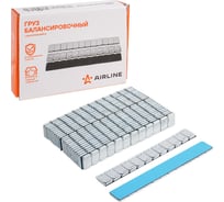 Груз балансировочный AIRLINE самоклеящийся, стальной, 125гр, 50 шт. ATRK170