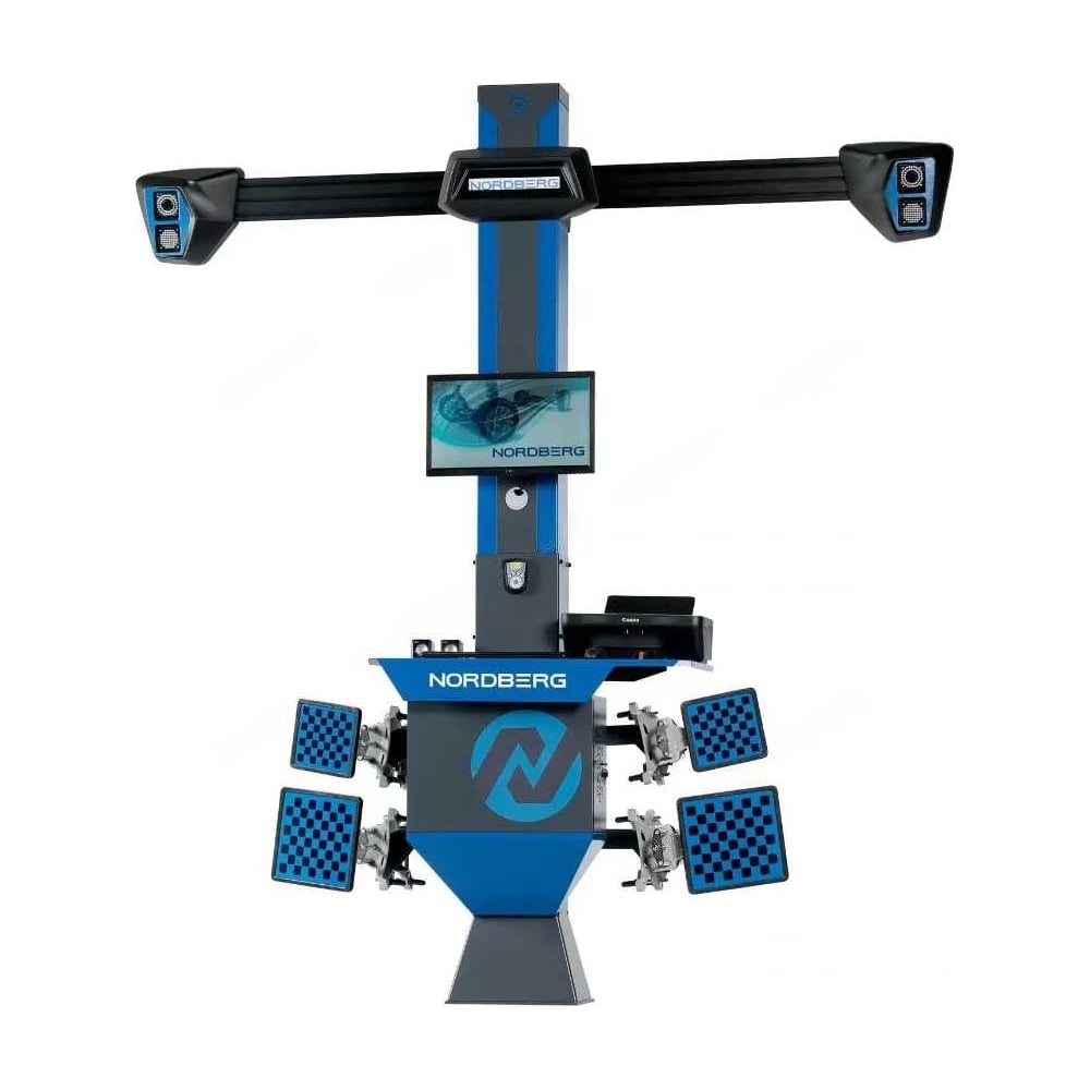 Стенд сход-развал NORDBERG 3D модель для ям и подъемников C802_синий ...