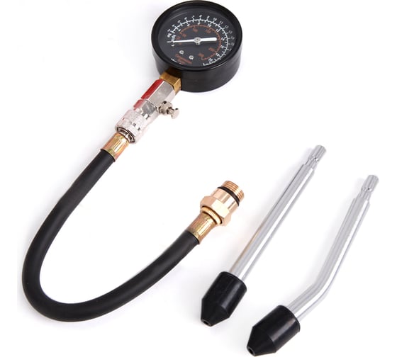 Бензиновый компрессометр с двумя жесткими удлинителями Car-Tool CT-N0109