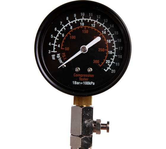 Бензиновый компрессометр с двумя жесткими удлинителями Car-Tool CT-N0109