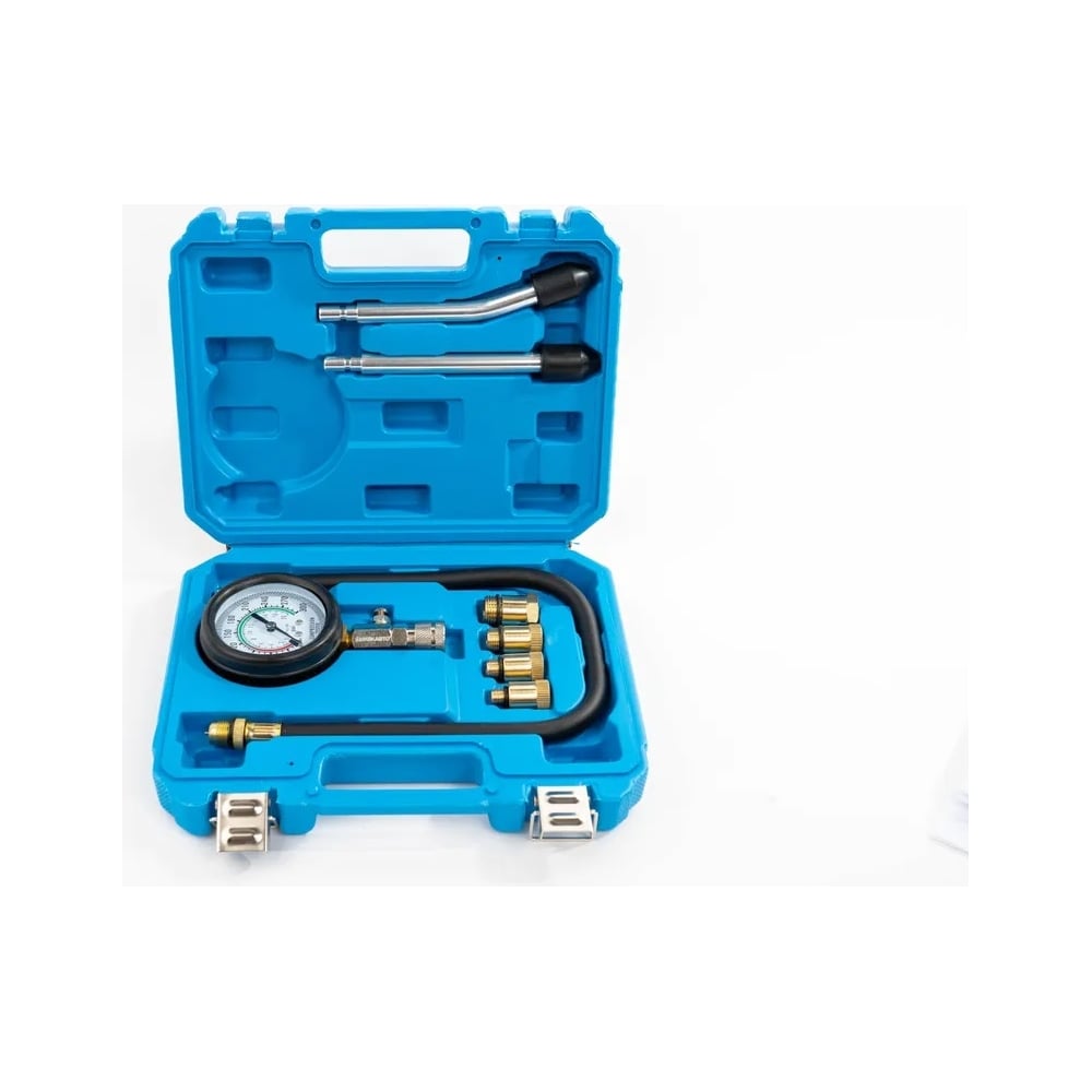 Компрессометр для бензиновых двигателей МАЯКАВТО 8 предметов, в кейсе ...