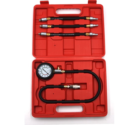 Компрессометр бензиновый с гибкими шлангами Car-Tool CT-N0114