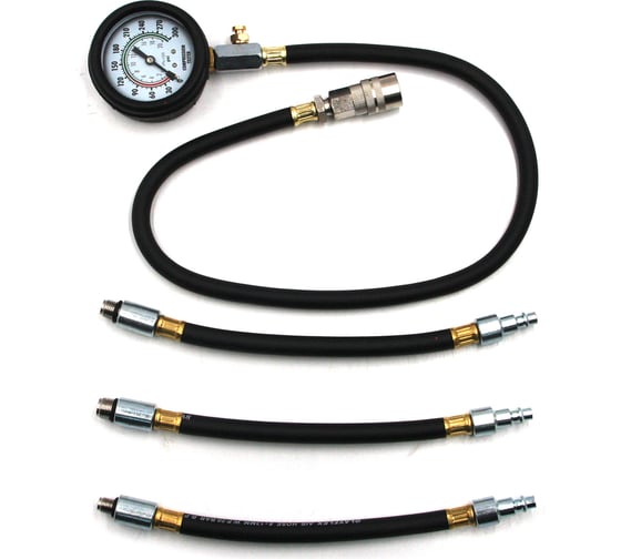 Компрессометр бензиновый с гибкими шлангами Car-Tool CT-N0114