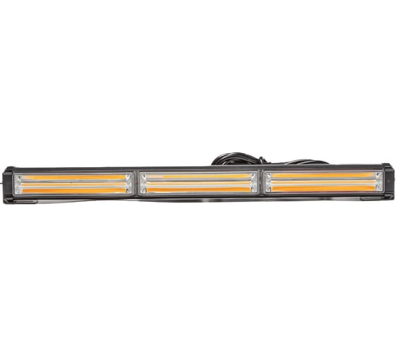 Маяк-стробоскоп АВТОЭЛЕКТРИКА AE18W-3COB-1S 18 Вт, 12/24 В, 1-сторона, 3 блока COB, 18 режимов, провод 3 м, кронштейн AE18W-3COB-1S 09.02309
