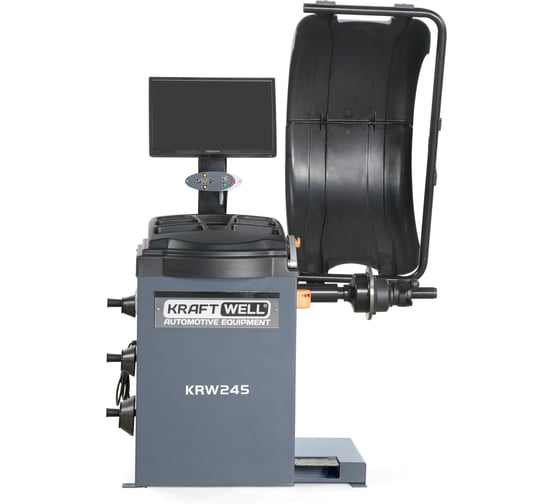 Балансировочный автоматический станок с ЖК монитором KraftWell 19" KRW245