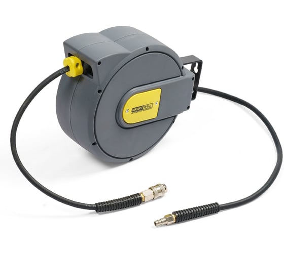 Катушка со шлангом 10 м,6.5х10 мм, 20 бар KraftWell KRW1731.C5