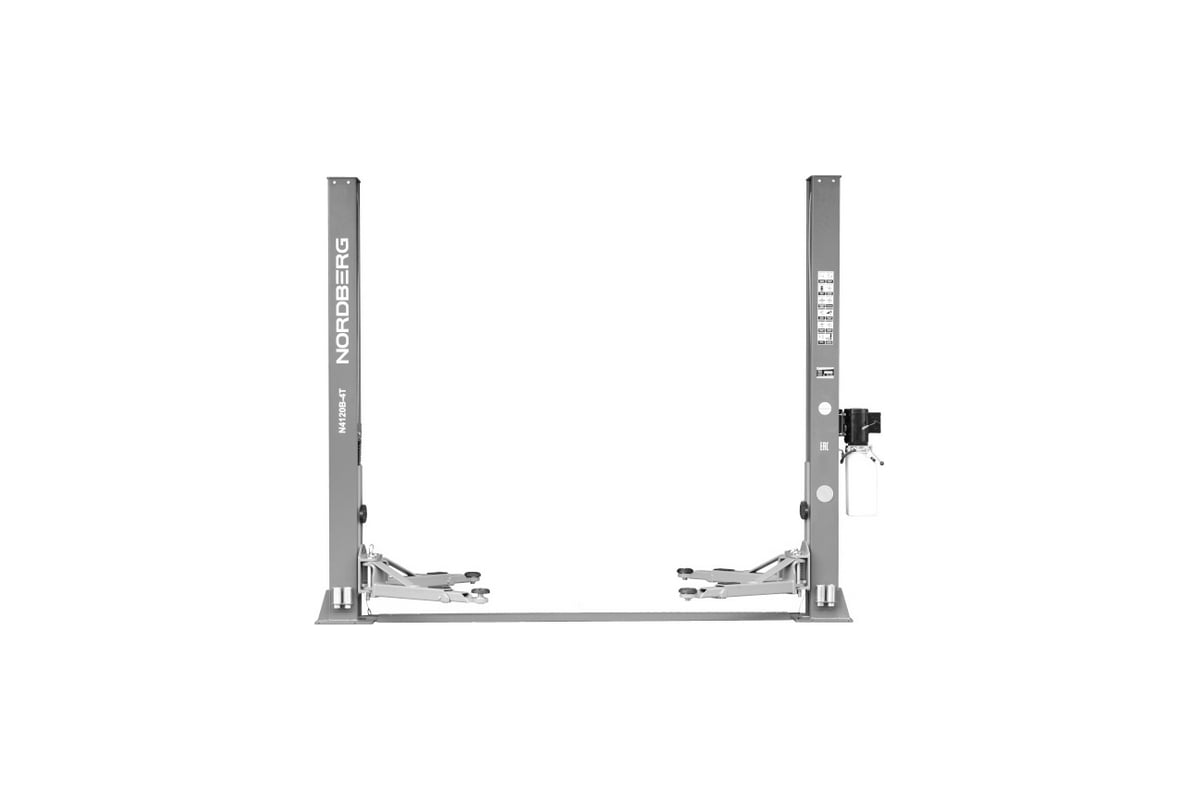 Подъемник NORDBERG 380V 2х стоечный 4т (серый) N4120B-4G_380 по цене от  217403 руб. то что нужно для вашего автосервиса. Продажа по Москве и  области, Санкт-Петербургу, Уфе, Казани, Нижнему Новгороду и все регионам