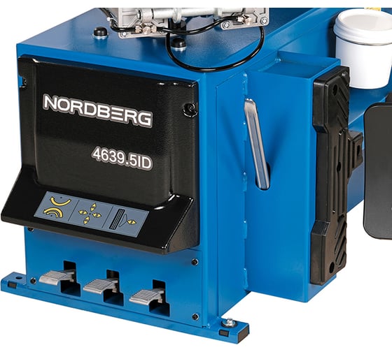 Станок шиномонтажный NORDBERG 380V п/автомат, 2х скор, стол с накладками, синий 4639,5ID(B) 380