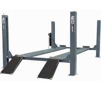 Четырехстоечный подъемник KraftWell г/п 5500 кг, гладкие платформы KRW5.5
