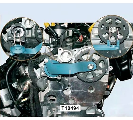Фиксатор распредвалов AIST VAG T10494 1.2/1.4 TFSI/TSI серии EA211 67-1007 00-00021090