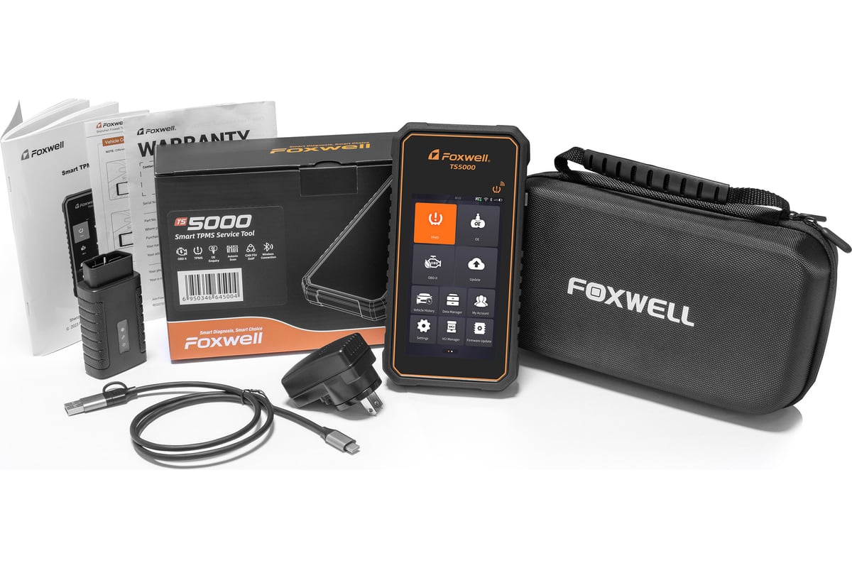 Программатор Foxwell TPMS TS5000 - выгодная цена, отзывы, характеристики,  фото - купить в Москве и РФ